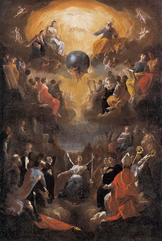 Adoration of the Holy Trinity, Johann Heinrich Schonfeldt